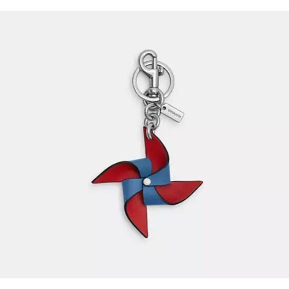 RETAIL $68 COACH Pinwheel Charm*NEW w/tags - Picture 1 of 4